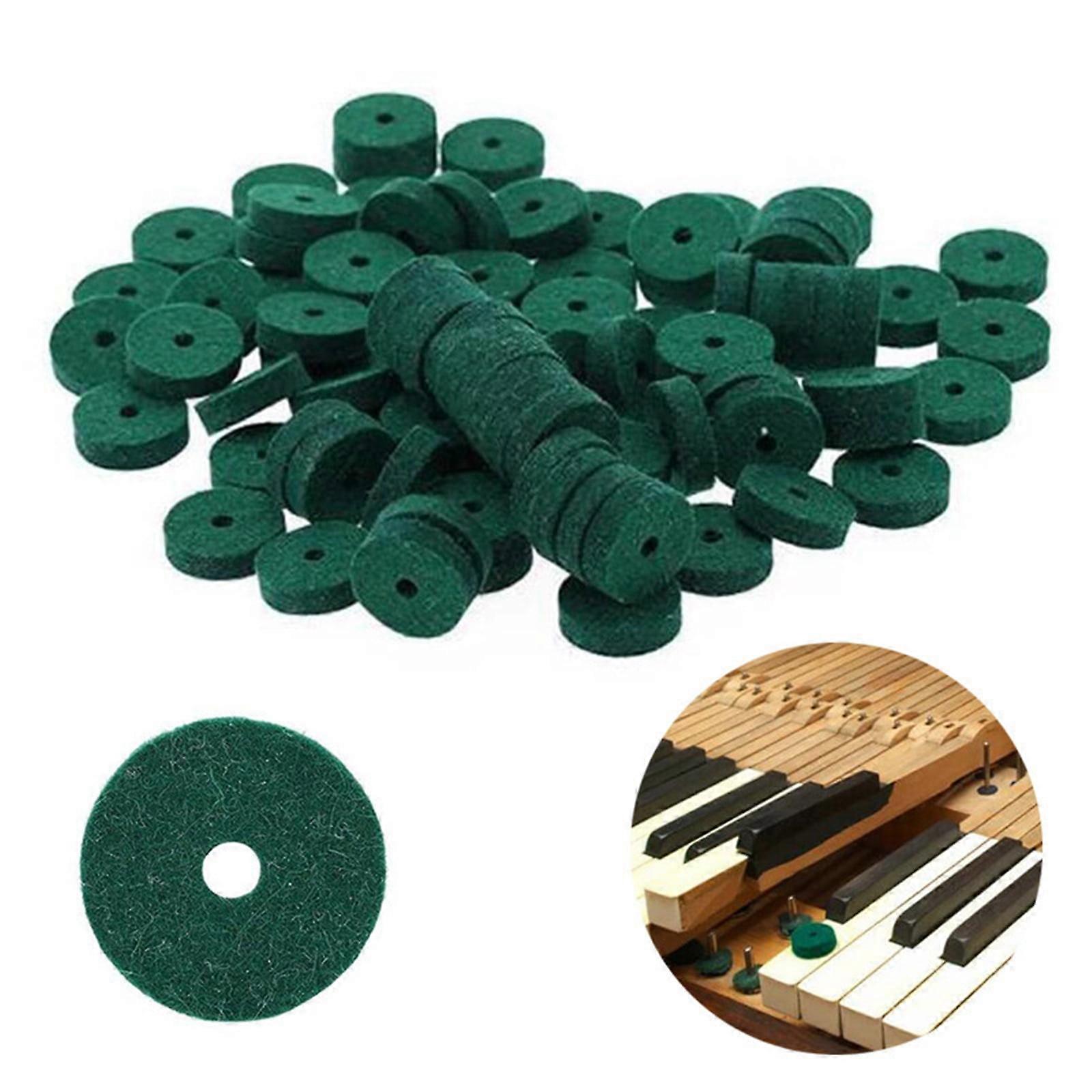 RONSHIN 90pcs Piano Keyboard Felt Pads Round Cushion Keyboard Balance Protector Musical Instrument Accessory