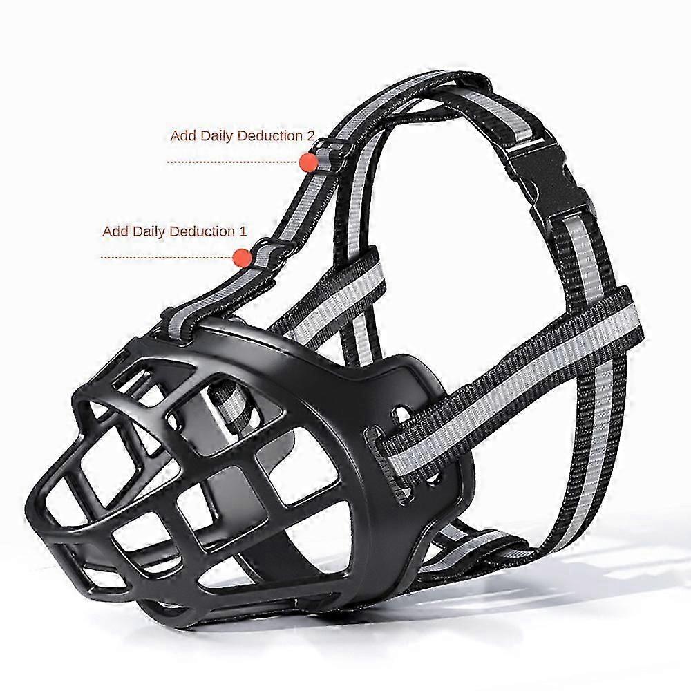 Anti biting dog muzzle cage adjustable 7 sizes