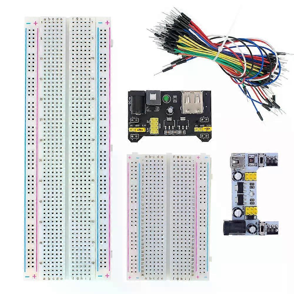 MB-102 MB102 Breadboard 400 830 Point Solderless PCB Bread Board Test Develop Dupont line DIY for arduino laboratory SYB-830