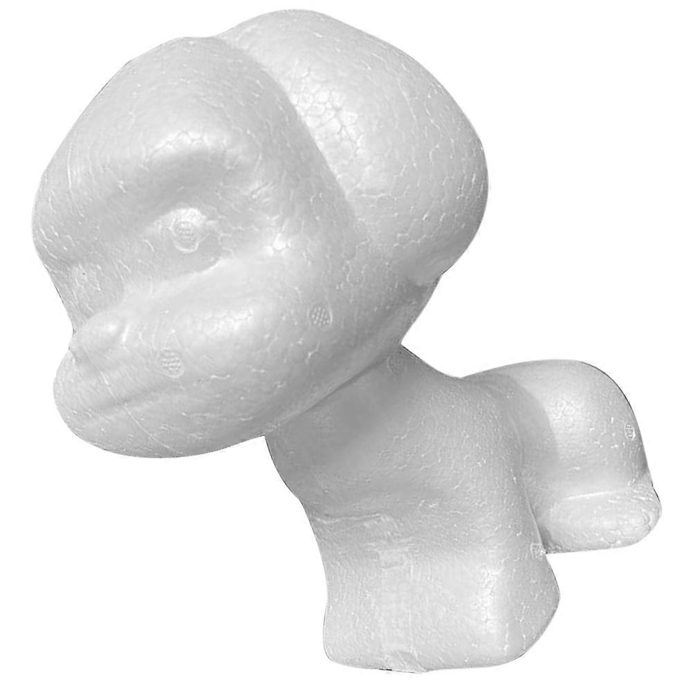 Foam Dog Modeling White Craft Foam Animal Model for DIY Flower Arrangements