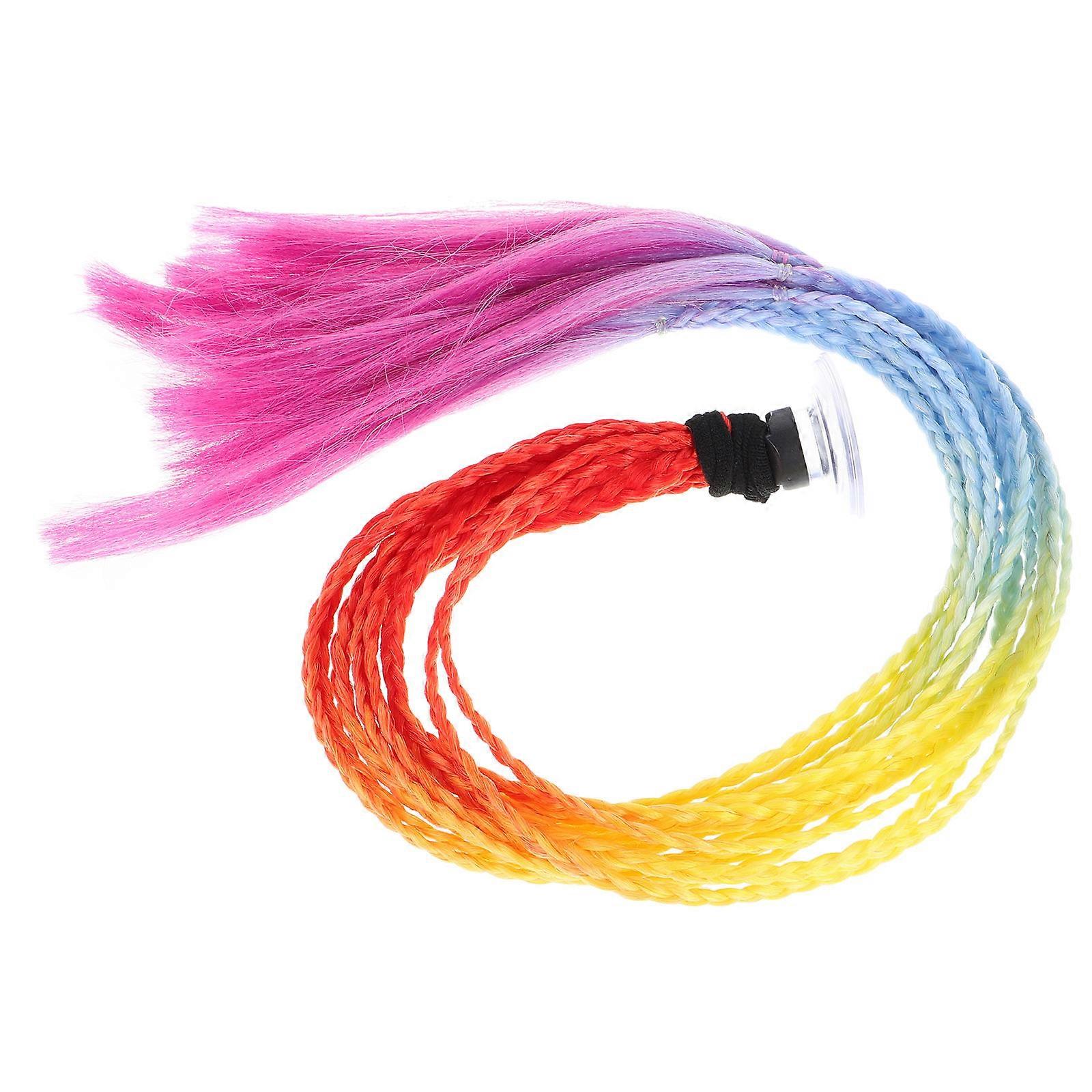 Decorative Accessory Motorcycle Braid Ponytail 4Pcs