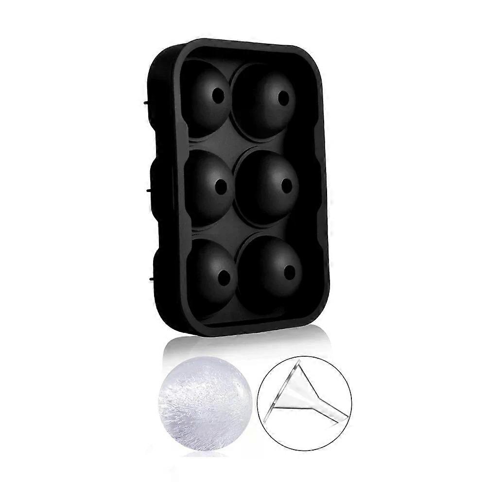 6 Grid Round Square Ice Cube Ball Large Ice Cube Maker For Whiskey Cocktails and Homemade Keep Drinks Chilled Ice Mold