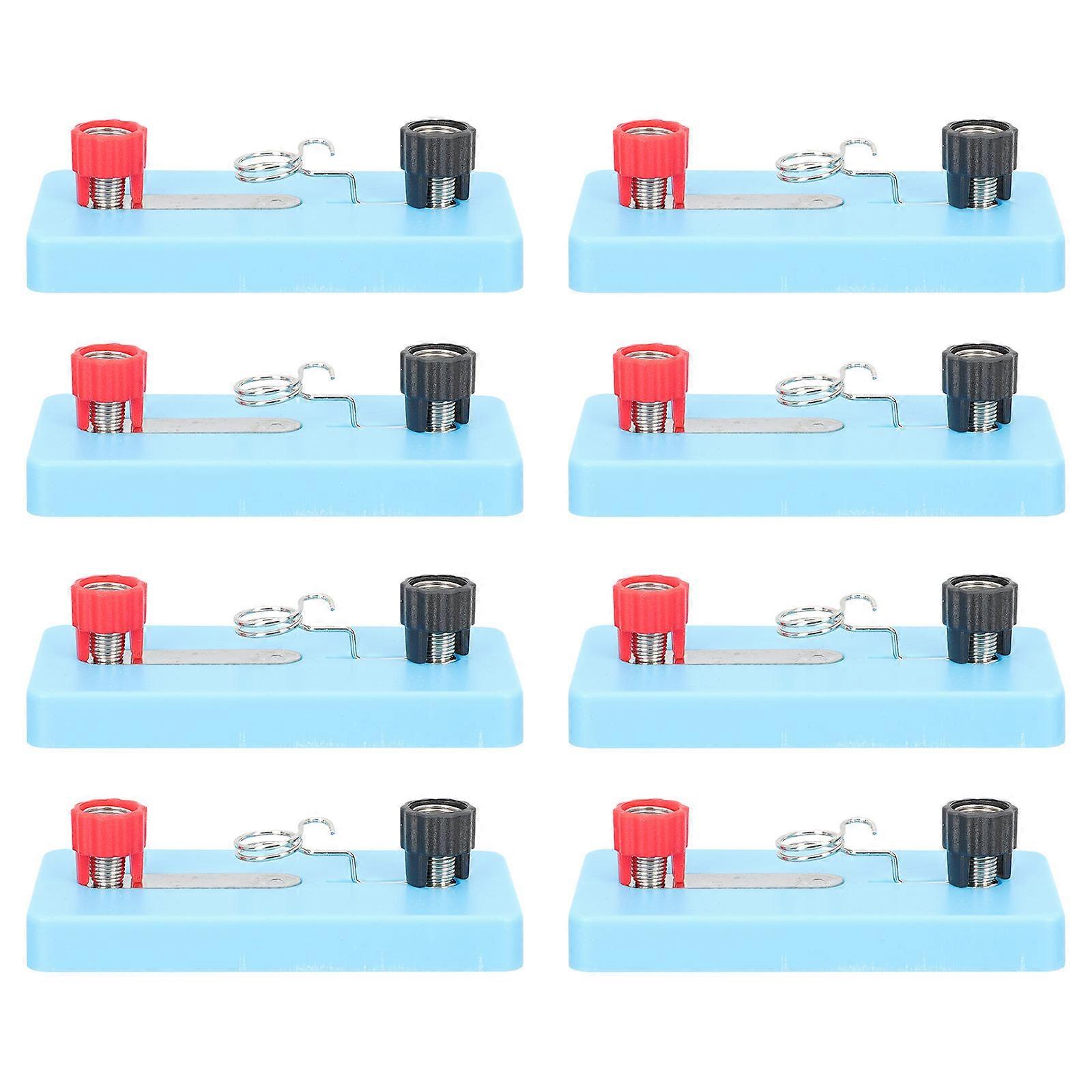 Electric Circuit Bulb Holder for Teaching Physics Experiment 8Pcs Set