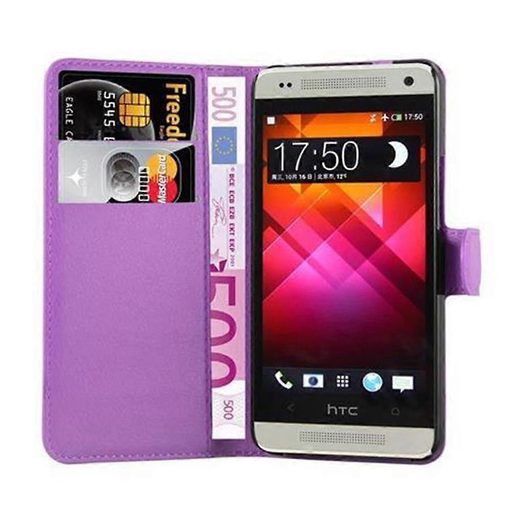 HTC ONE M4 MINI Case - Protective Case with Card Slots and Stand Function