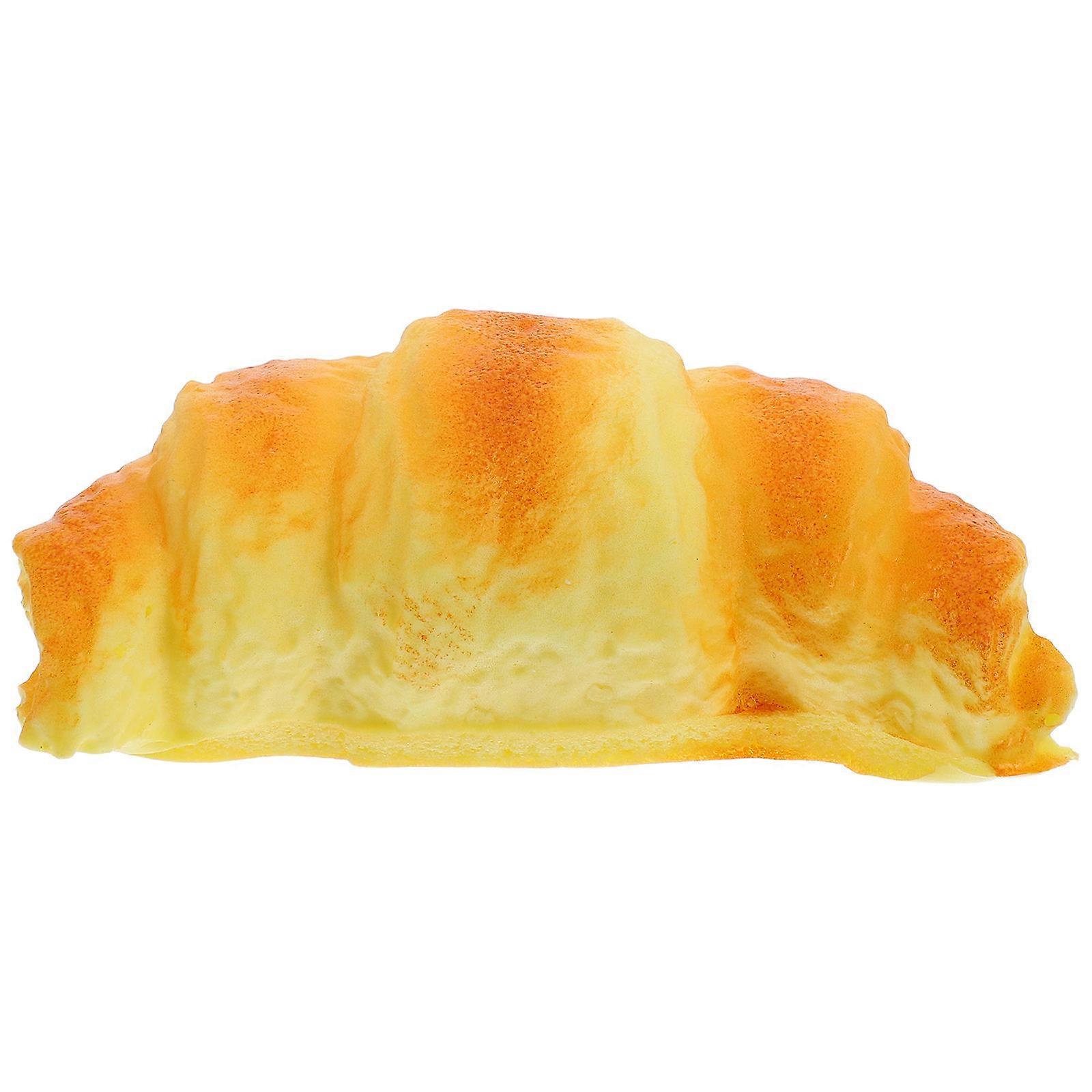 Artificial Bakery Croissant Display Props for Decoration 4Pcs Set