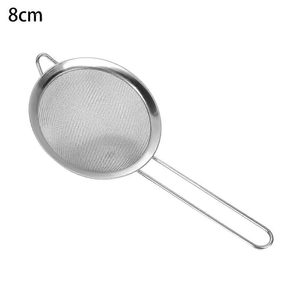 קוטר 7/8/10/12/14/16/18/20/22 ס"מ מטבח נירוסטה קמח תה מסננת רשת מסננת מסנן מסנן נפה DIY כלים