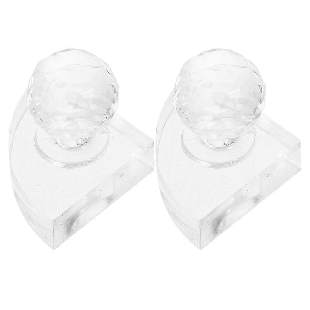 Crystal Eyeshadow Compacting Tool for Cosmetic Pressing 2Pcs Set