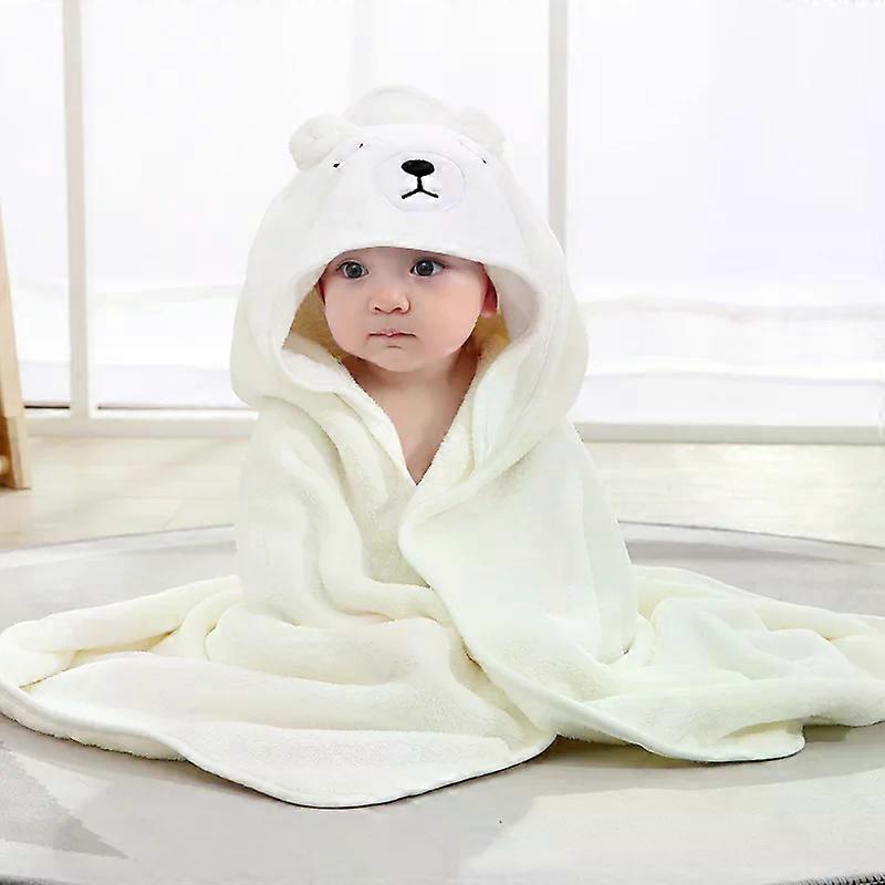 Serviettes de bain �� capuche pour b��b��, Animal de dessin anim��, couverture douce pour nouveau-n��, peignoir chaud pour dormir, lange d'emmail