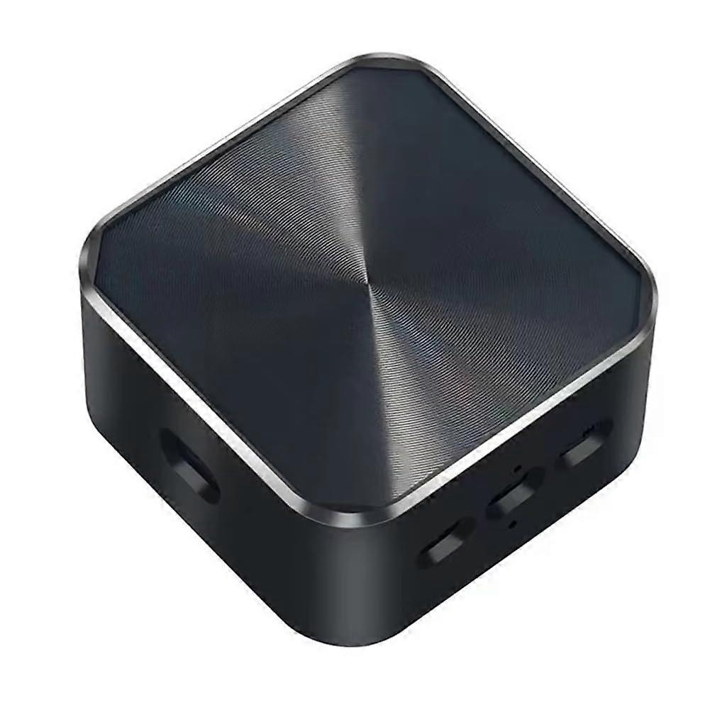 Bone Conduction Bluetooth Speaker Resonant Audio Model Wireless Stereo Sound Black