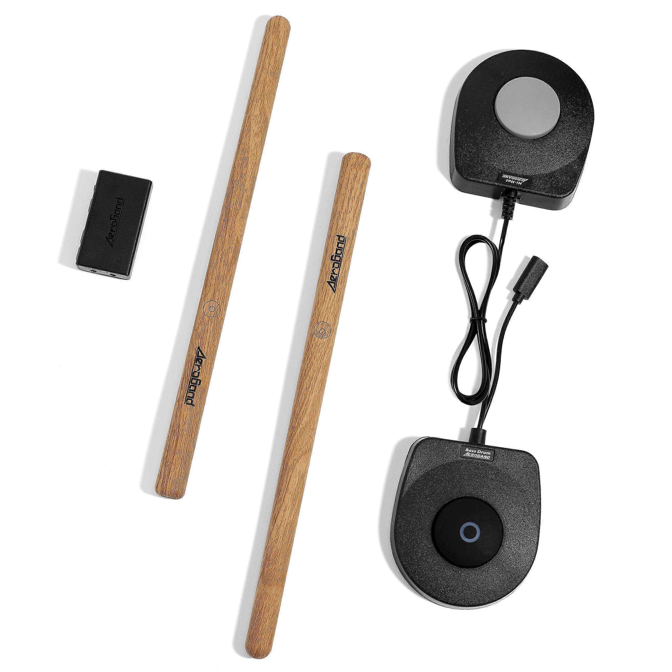 AeroBand Electronic Drum Set PocketDrum2 MAX Air Drum Sticks Pedals Bluetooth Adapter 8 Tones