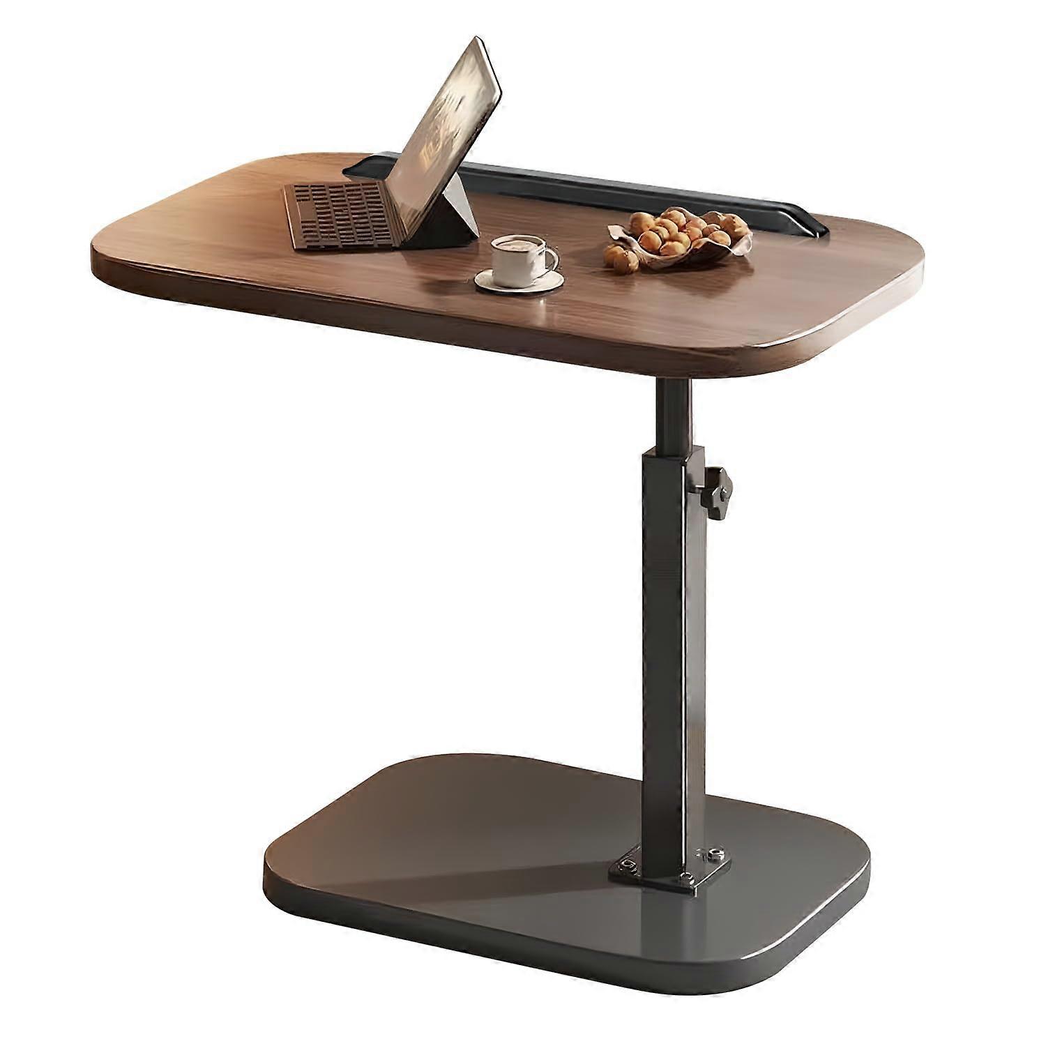 Adjustable Bedside Table with 360° Rotation, 180° Tilt, Foldable SpaceSaving Recliner Side Table