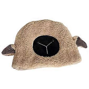 Plüschhut niedlich flauschig gemütlich verdickt dehnbar warm halten weich herbst winter schaf lamm ohren mädchen mütze für täglich