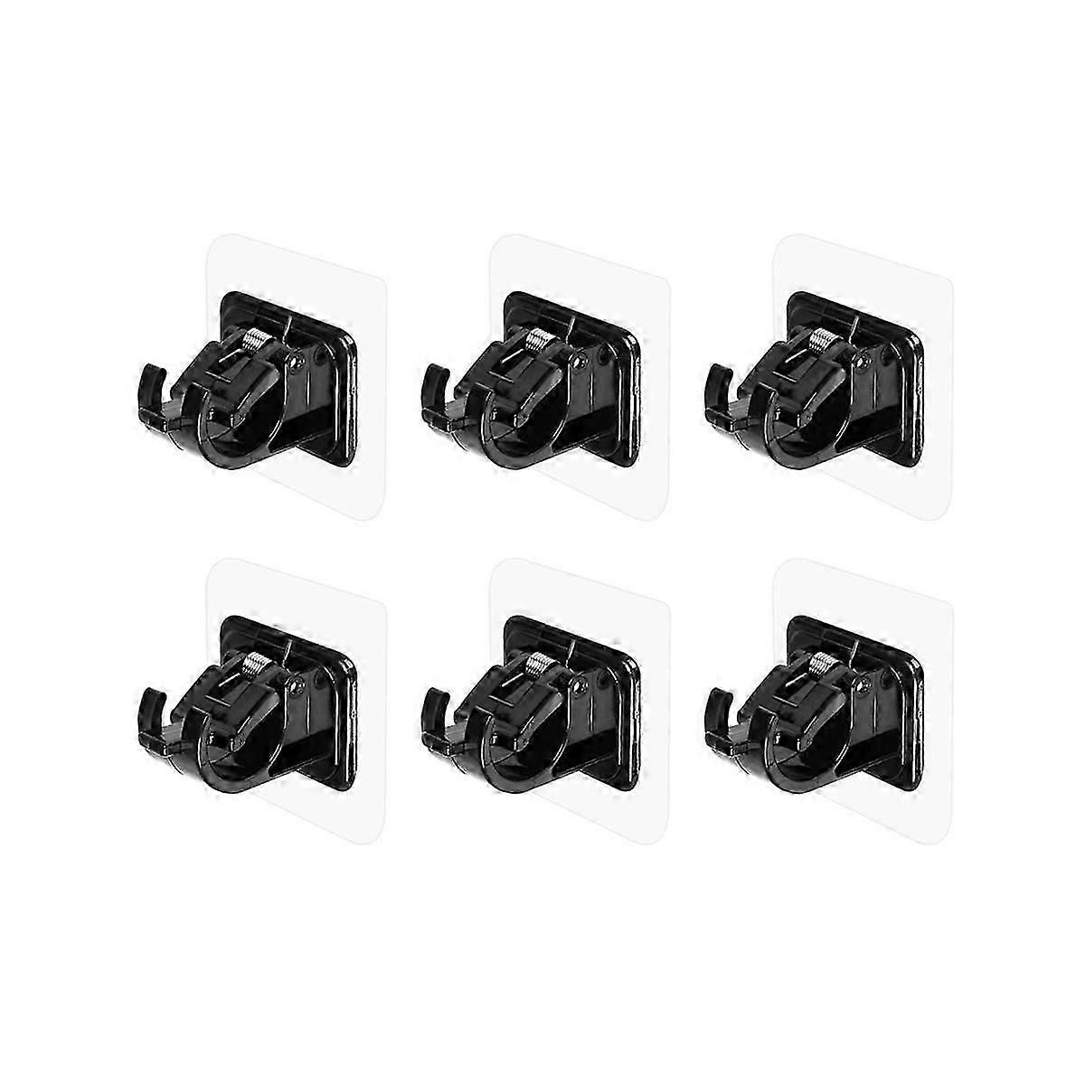 Punch free shower curtain rod bracket adjustable