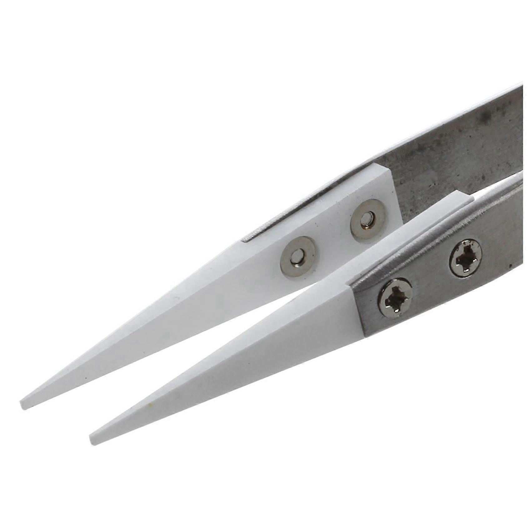 6X Ceramic Tweezers - Heat Resistant - Pointed Tip