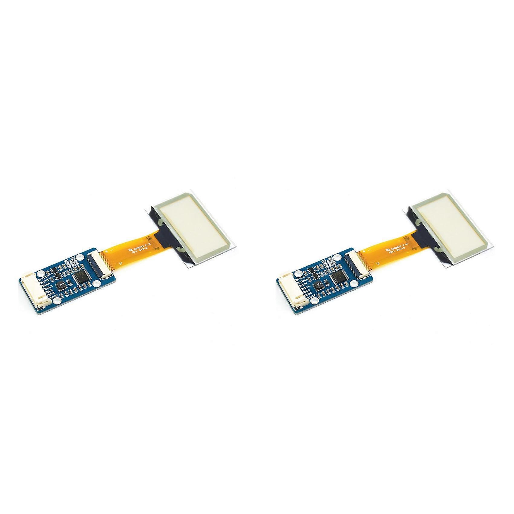 2 Set 1.51 Inch Transparent OLED Blue Display Module 128x64 SPI/I2C Interface