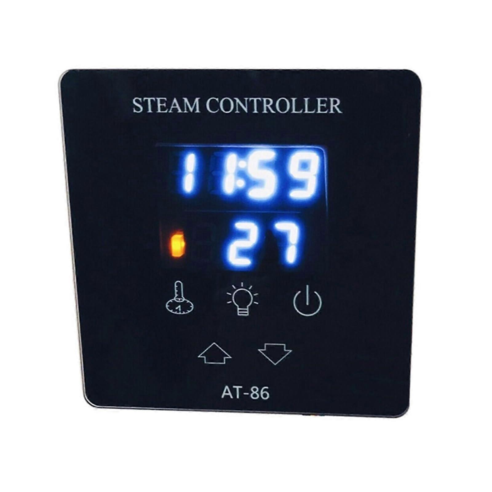 Steam Bath Generator with Slim Digital Control Panel and Adjustable Timer for Sauna Use