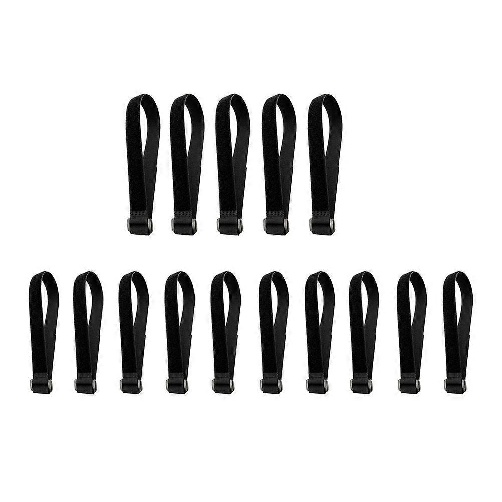 Cable Ties Wire Organizer for Cable Organizing 15Pcs Black