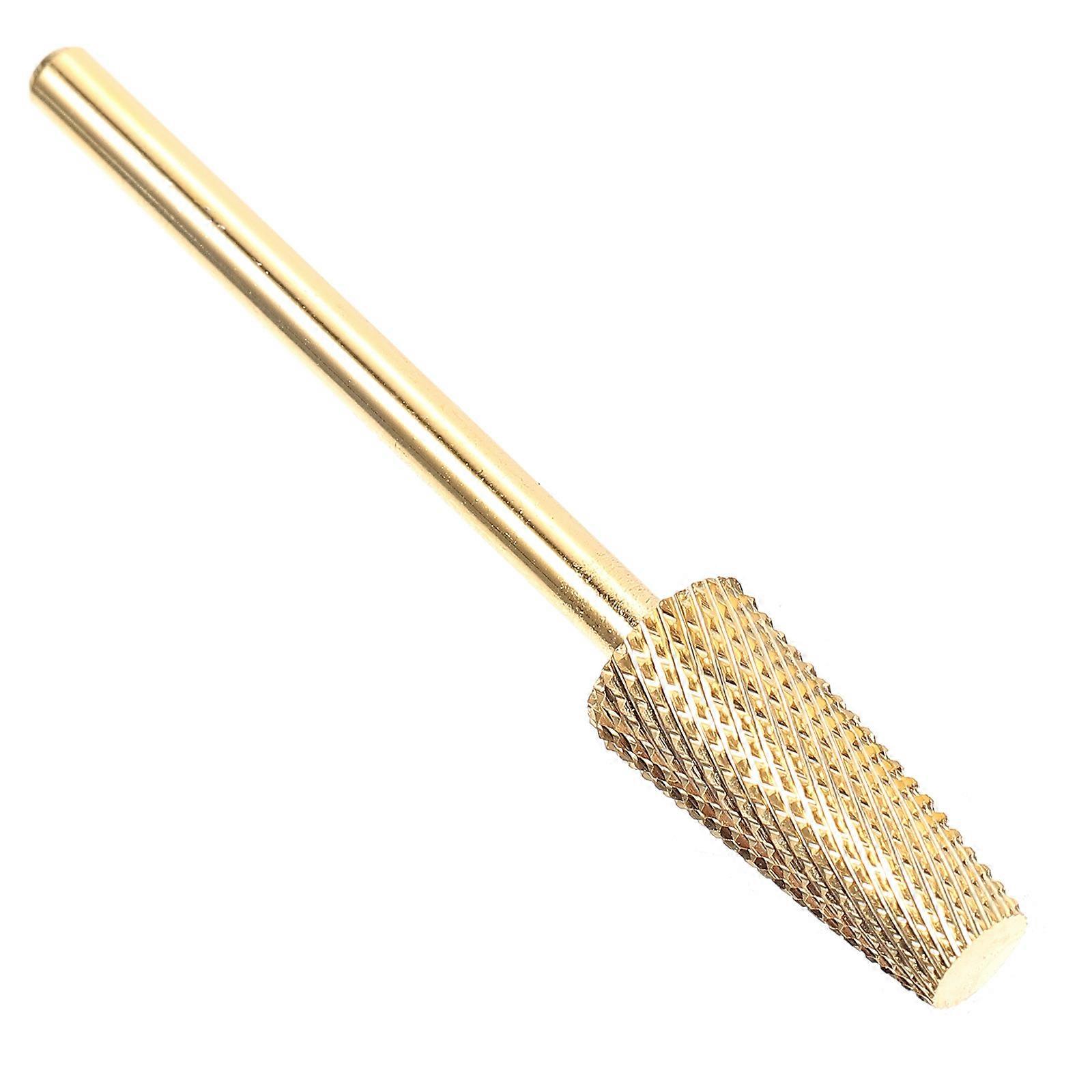 Golden Nail Art Drill Bits for Nail Grinding Tools