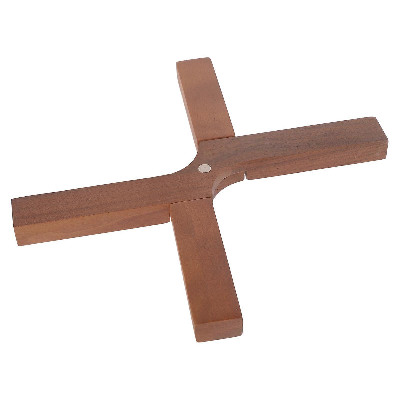 Foldable Teapot Mat Wood 1Pcs for Heat Insulation Use