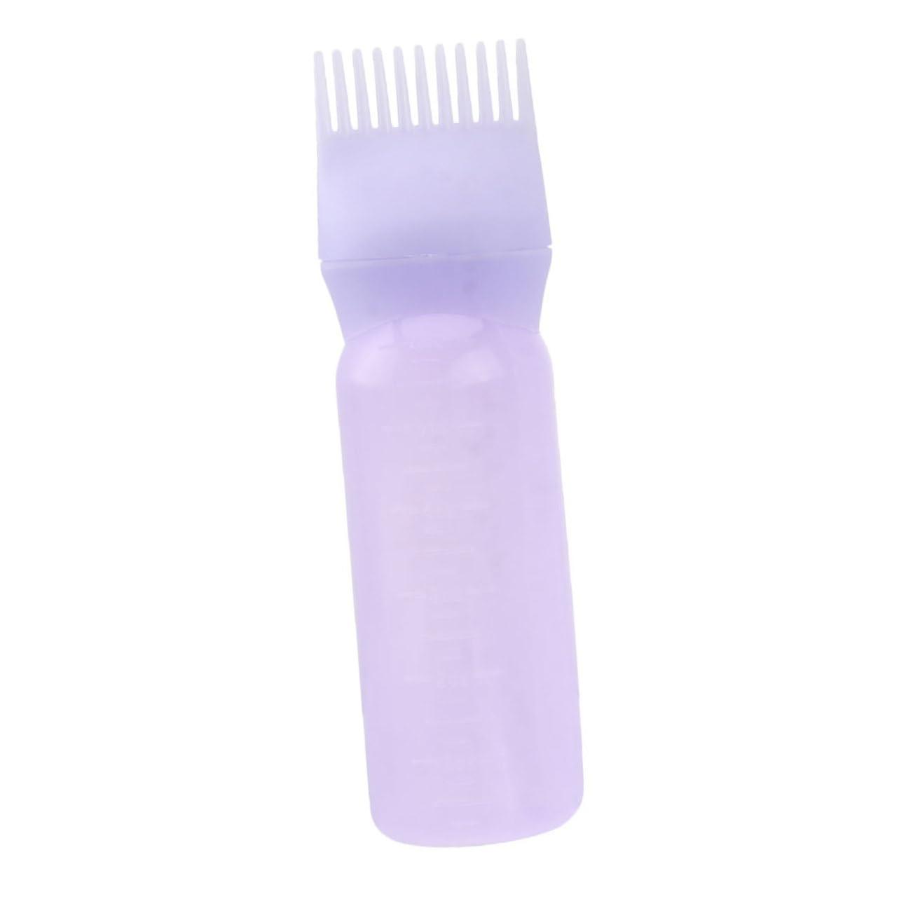 Hair Dye Applicator Bottle with Comb Tip 250ml for Precise Root Application in Salon and Home