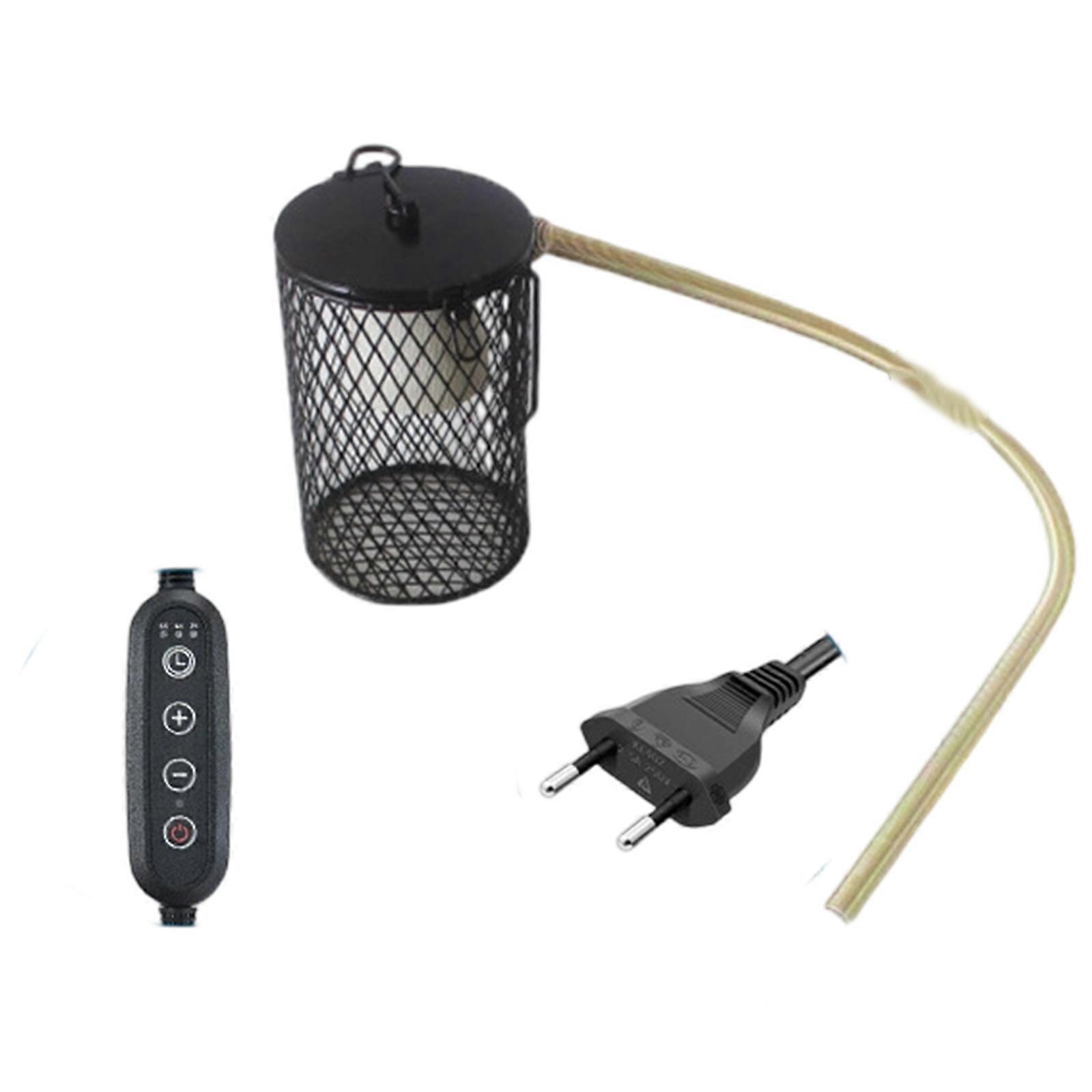 Fireproof Heating Lamp Cover Dome Guard For Reptiles Safety Easy Installation Multicolor