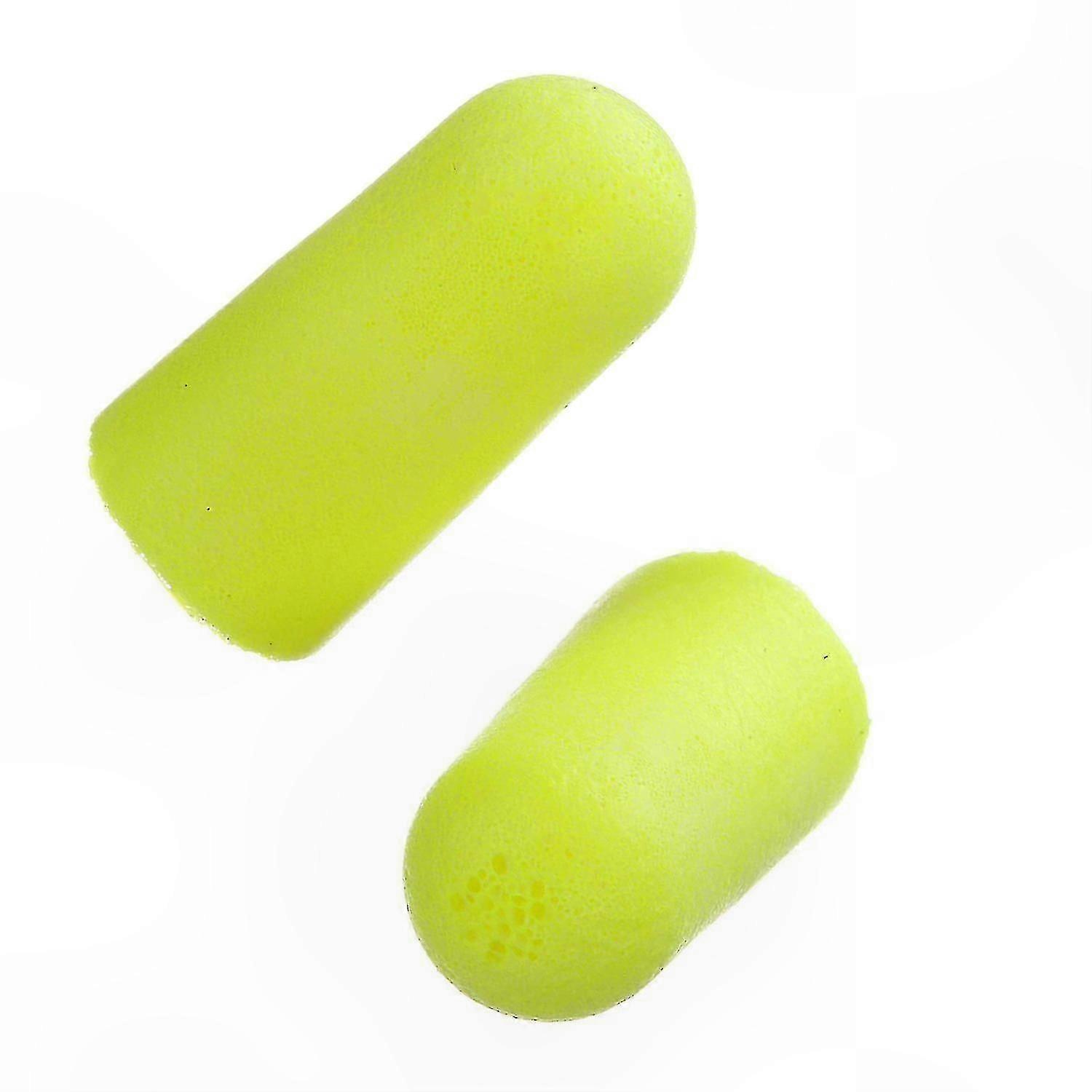 Soft Yellow Neon Earplugs, 200 Pack, Comfortable Noise Reduction for Everyday Use