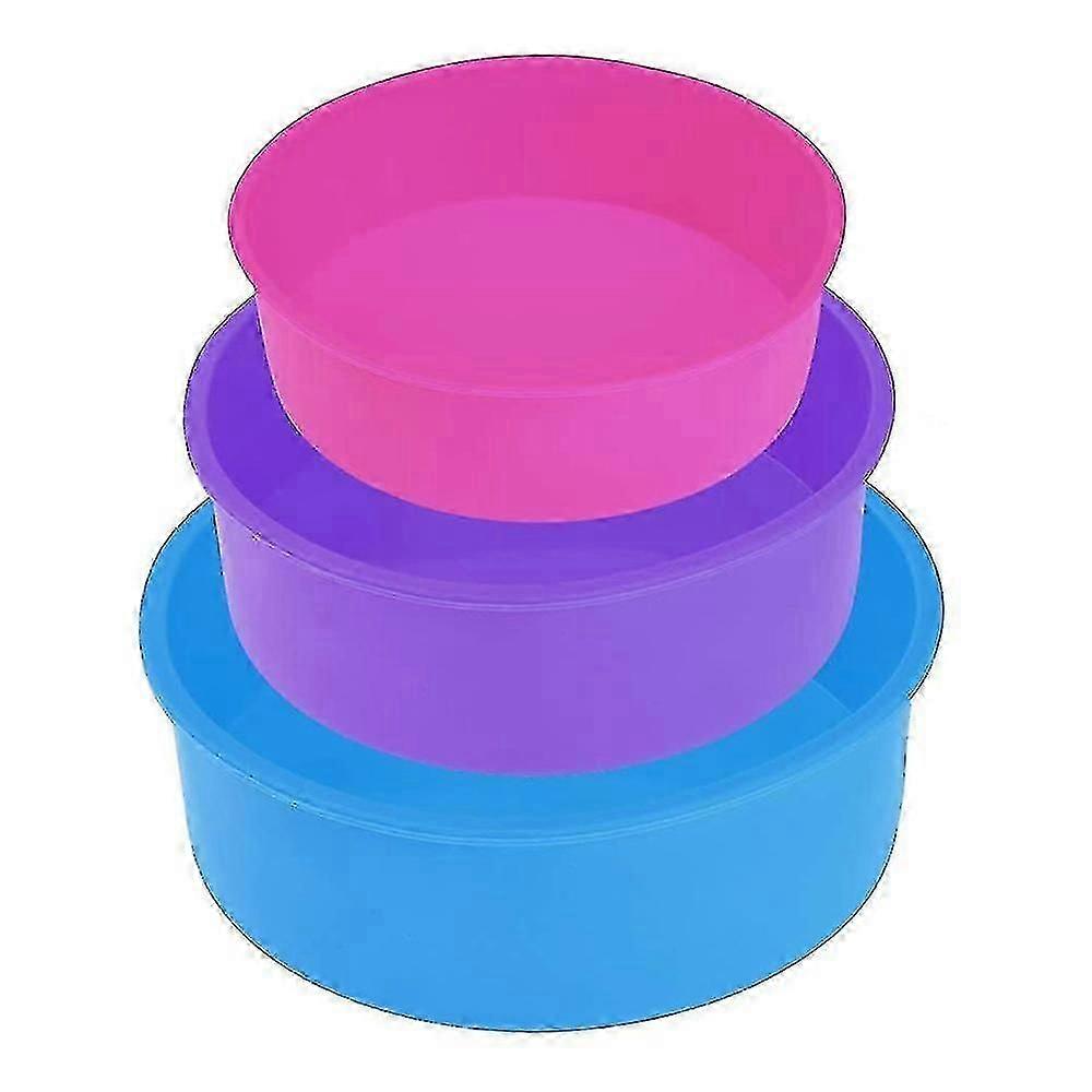 Silicone Cake Mold Baking Bakeware Pan Round, Bpa-free, For Cake