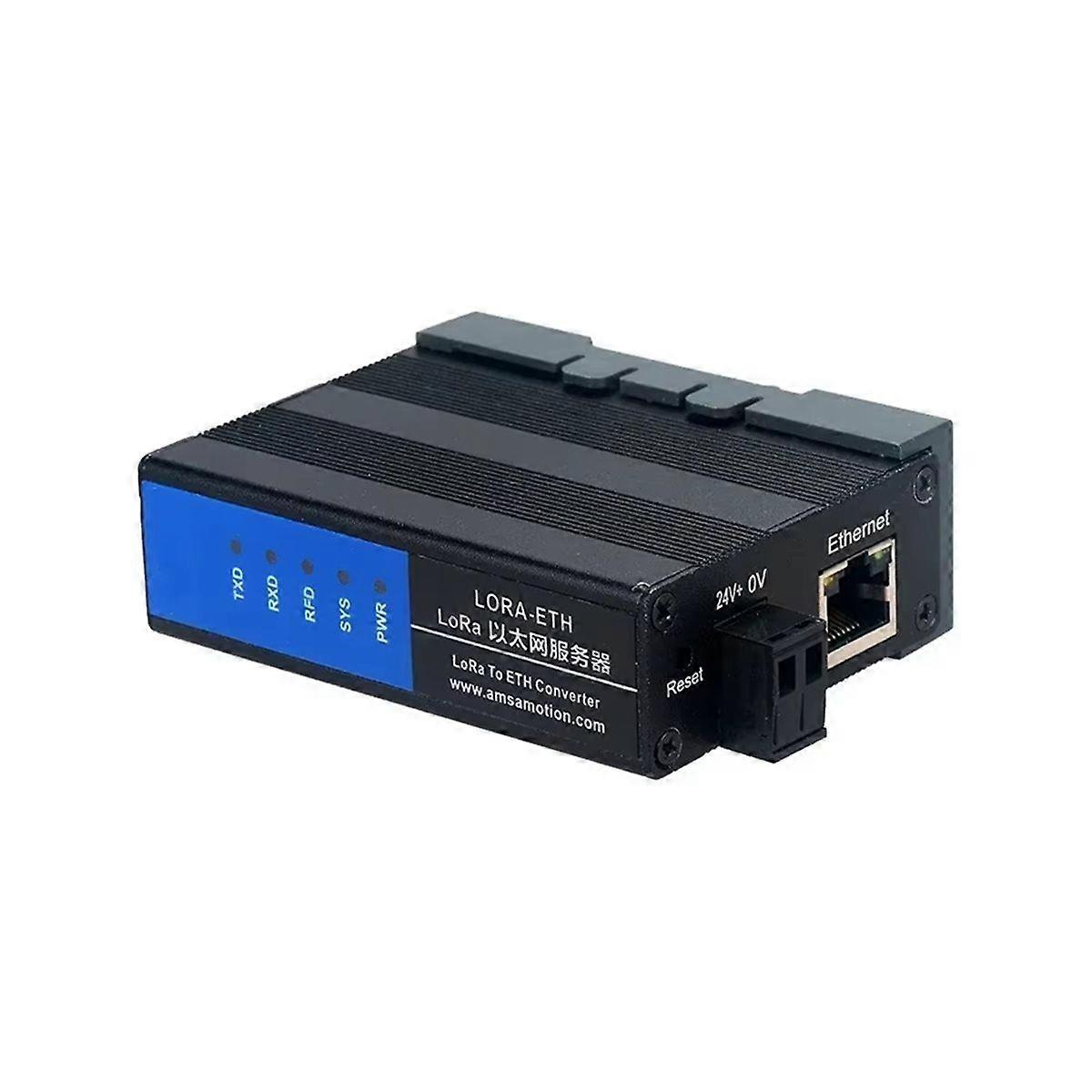 LORA-ETH Ethernet Modbus UDP Client Transparent Transmission Server Module 433M Remote Transceiver 1