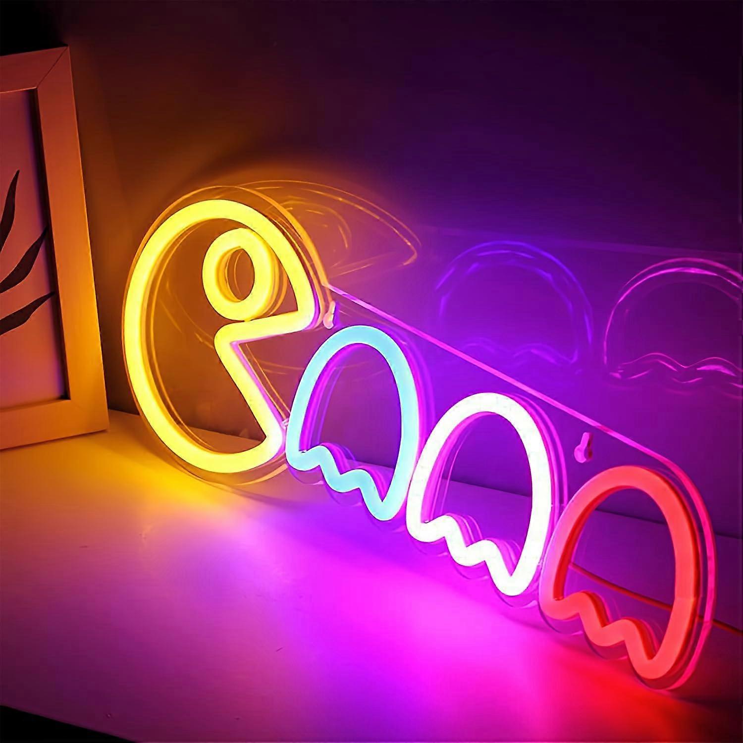 LED neon game lights, wall-mounted LED neon lights