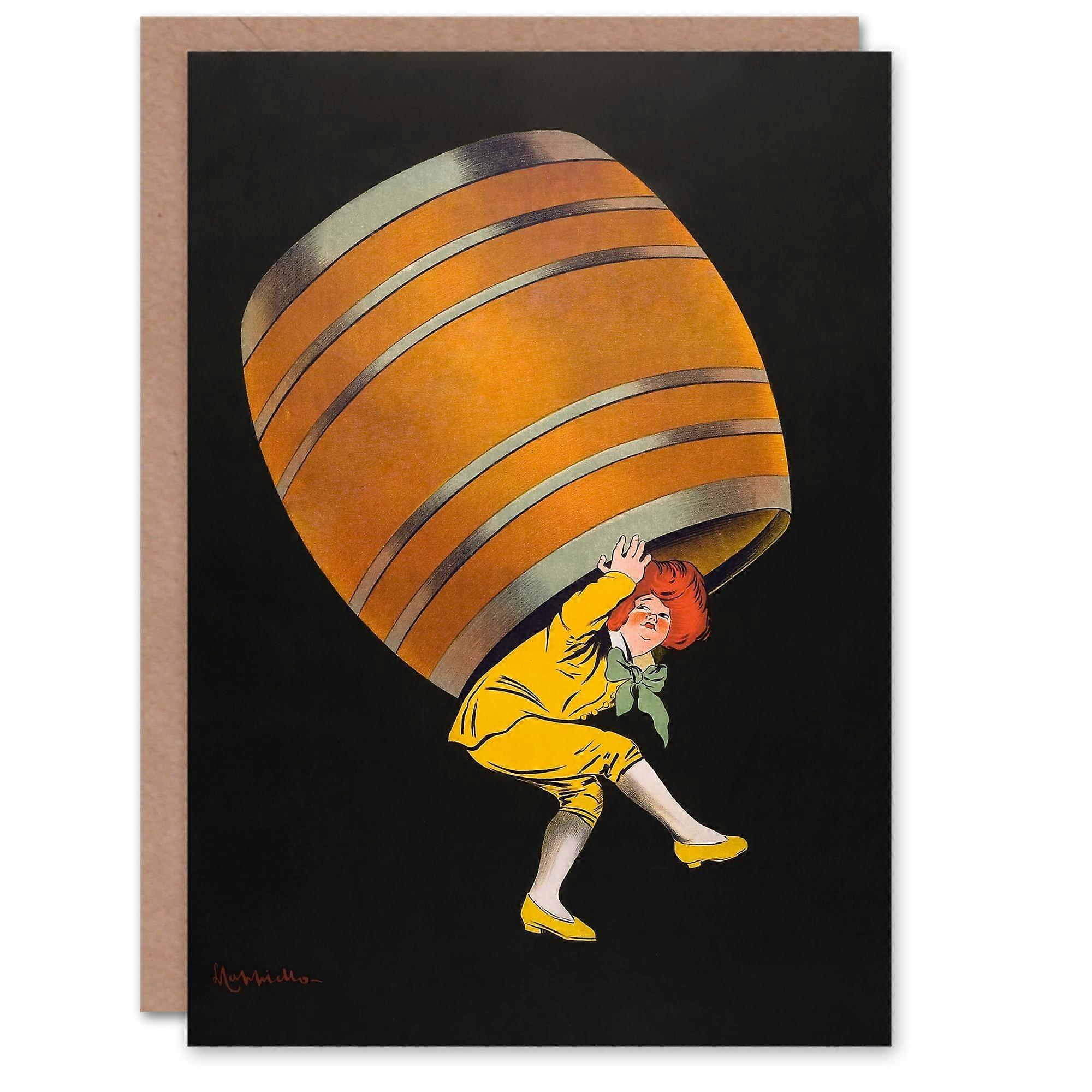 Vintage Greeting Card Blank Inside with  Envelope