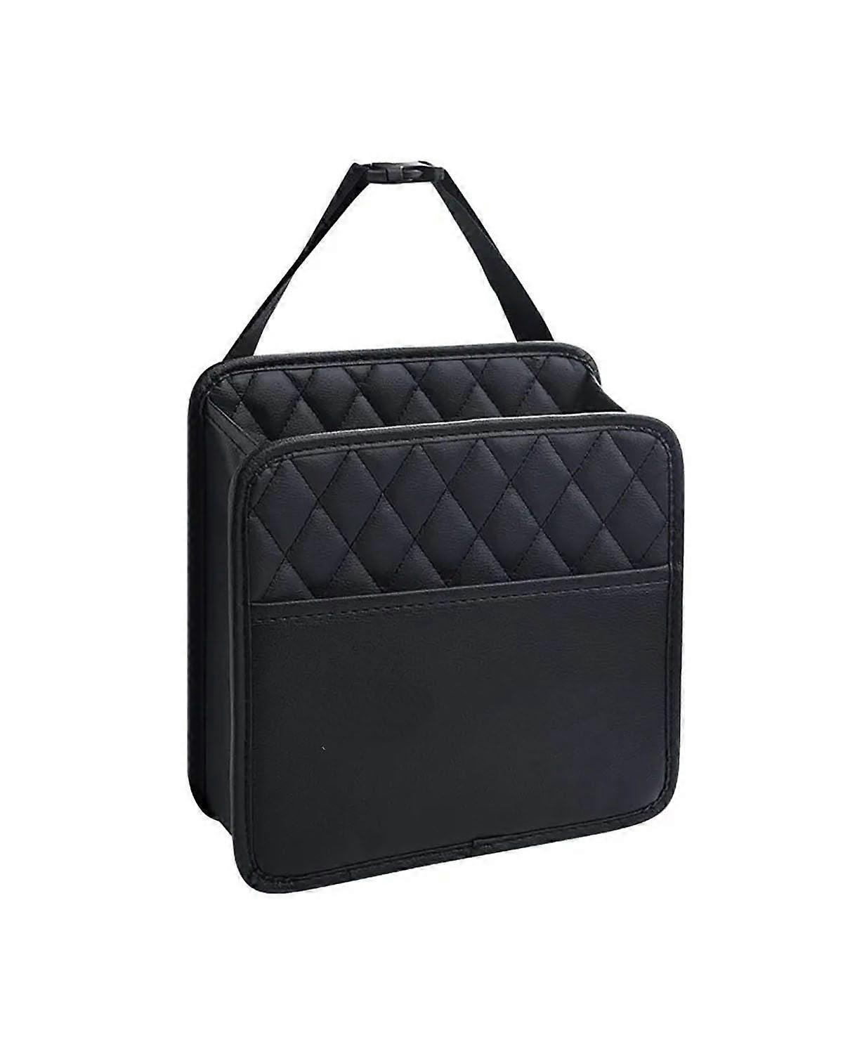 Foldable Car Trunk Organizer with MultiCompartments for Seat Back and Campervan Storage