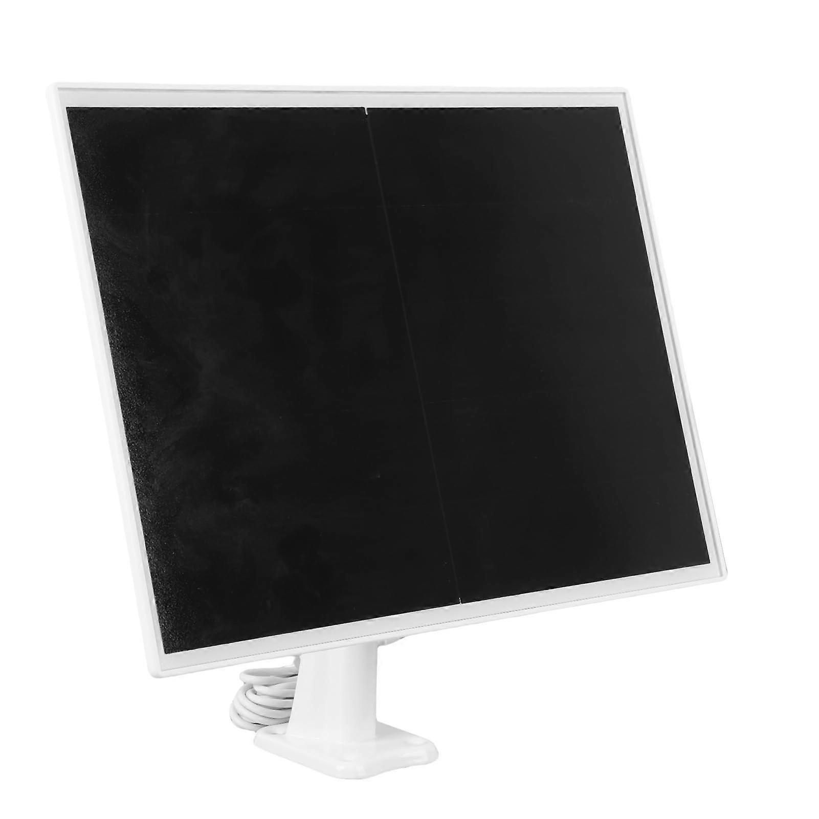 15W Waterproof Solar Panel for Security Cameras with USB Type C, Rechargeable Battery, 10ft Cable