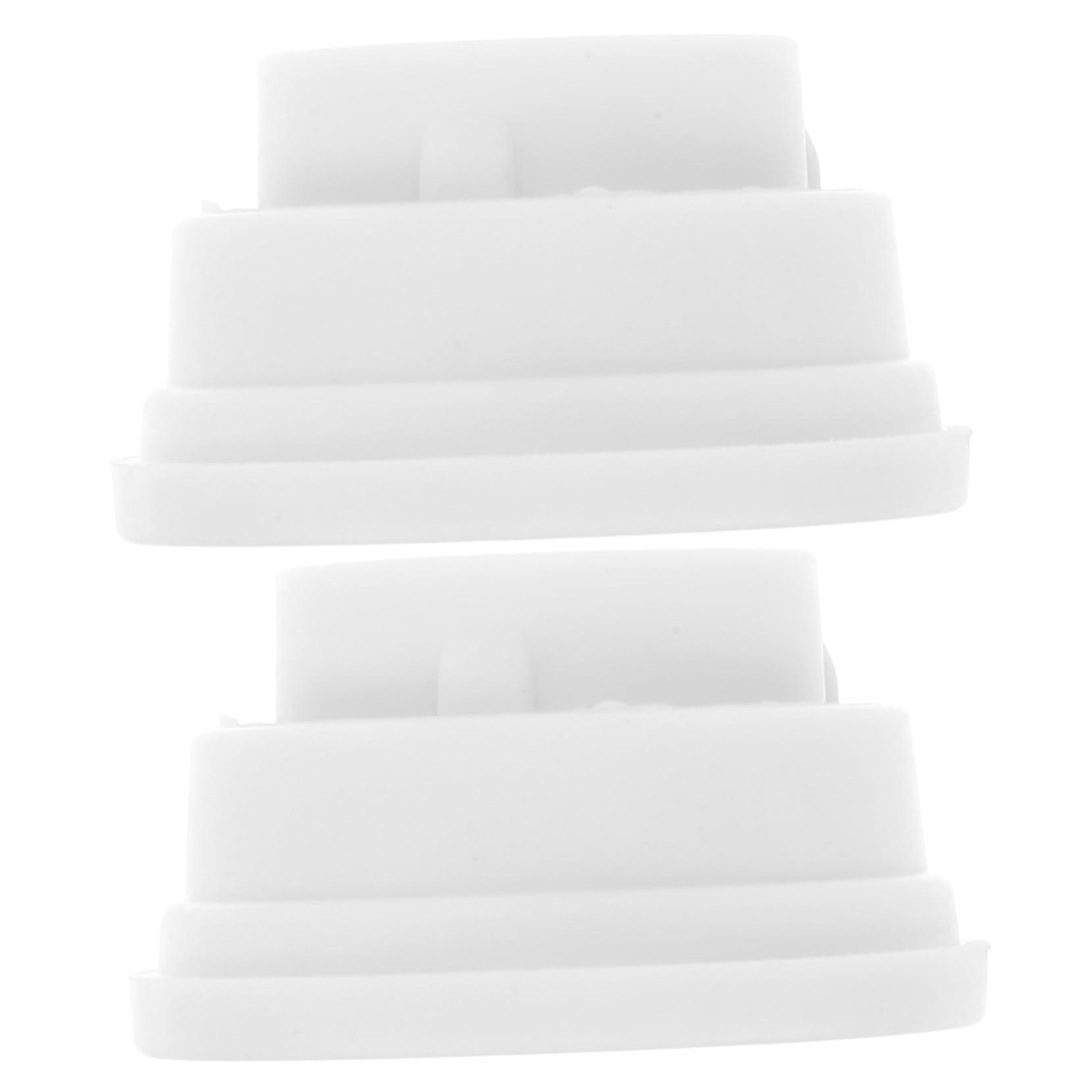 Pool Ladder Rubber End Caps for Enhanced Stability and Scratch Swimming Pool Protection, 2pcs