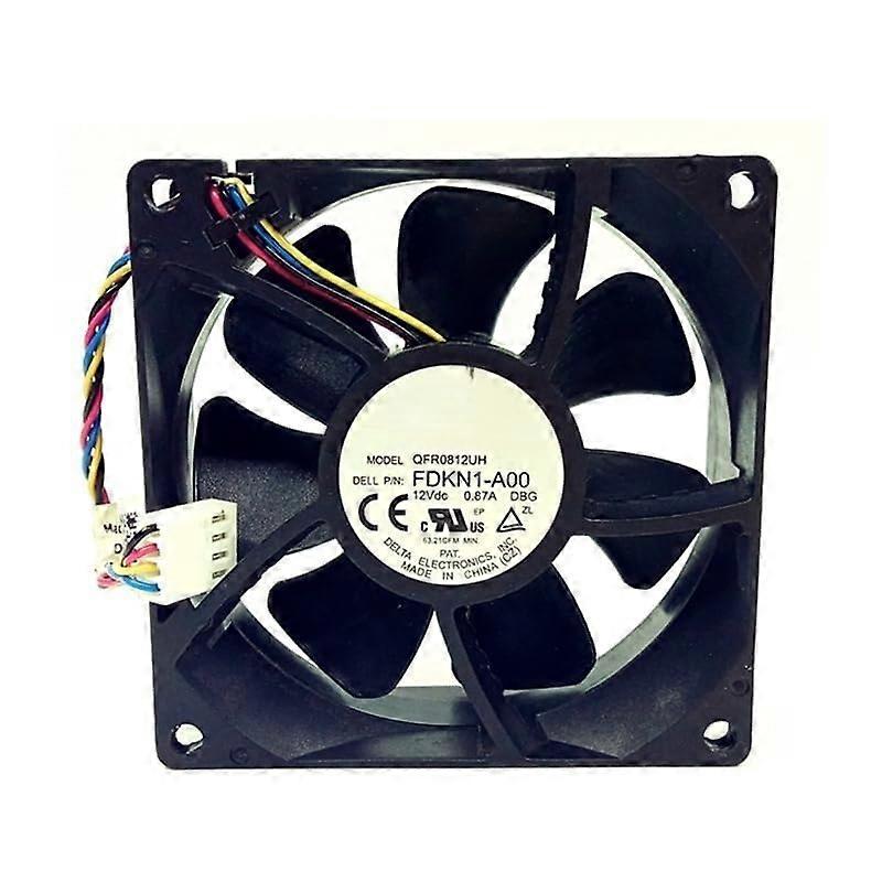 80mm 12V PWM Cooling Fan with  Airflow Performance for Computer Case or Power Supply