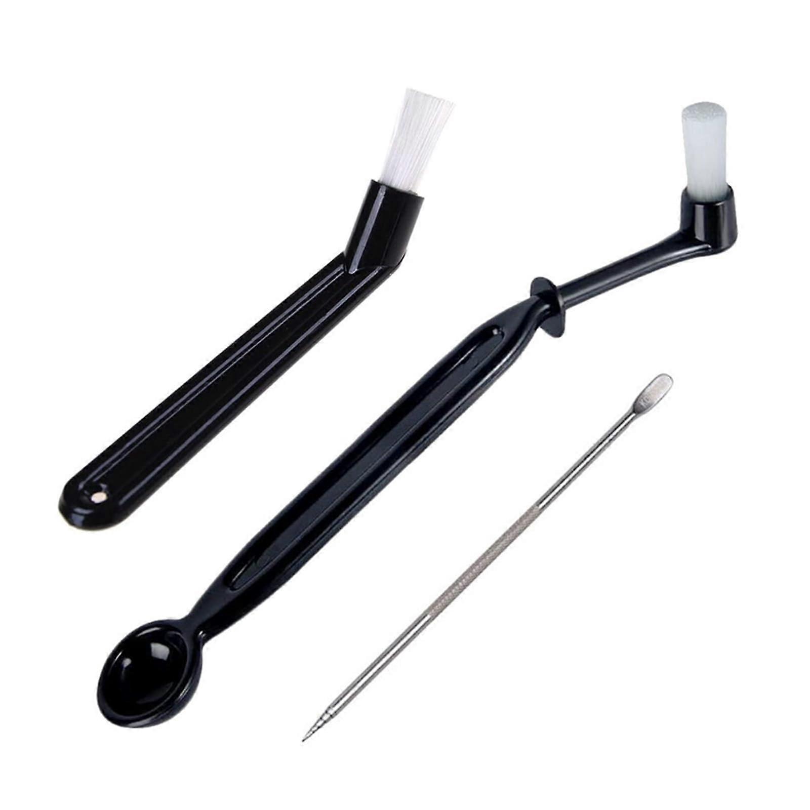 Coffee Machine Cleaning Brush Set with Soft Dense Bristles for Espresso Grinder Maintenance