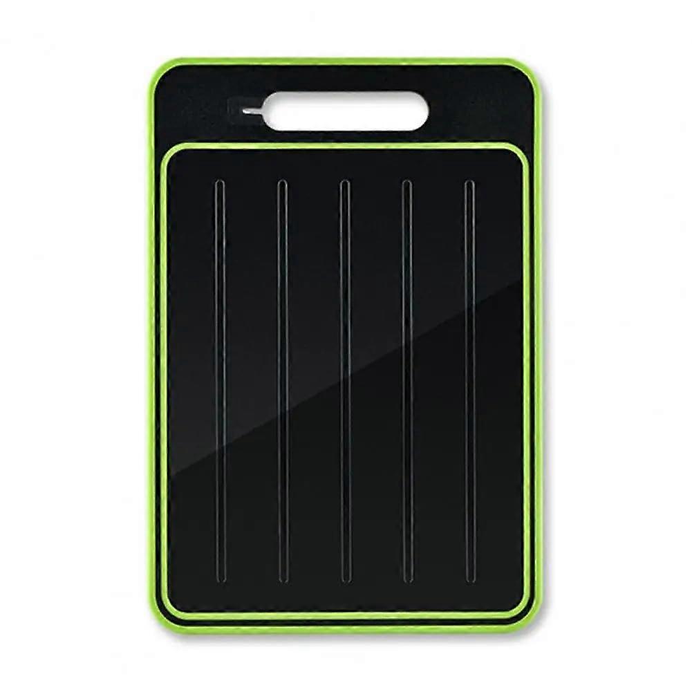 Stainless Steel DoubleSided Cutting Board with Knife Sharpener and Quick Thaw for Kitchen