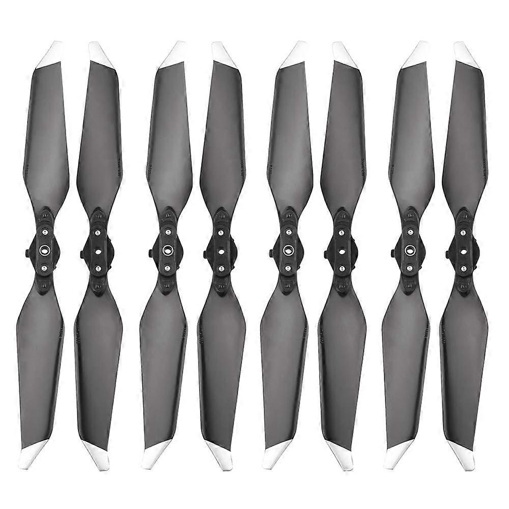 8331 Low Noise Folding Propellers 8pcs Durable Replacement Drone Blades Silver for Mavic Pro Platinum
