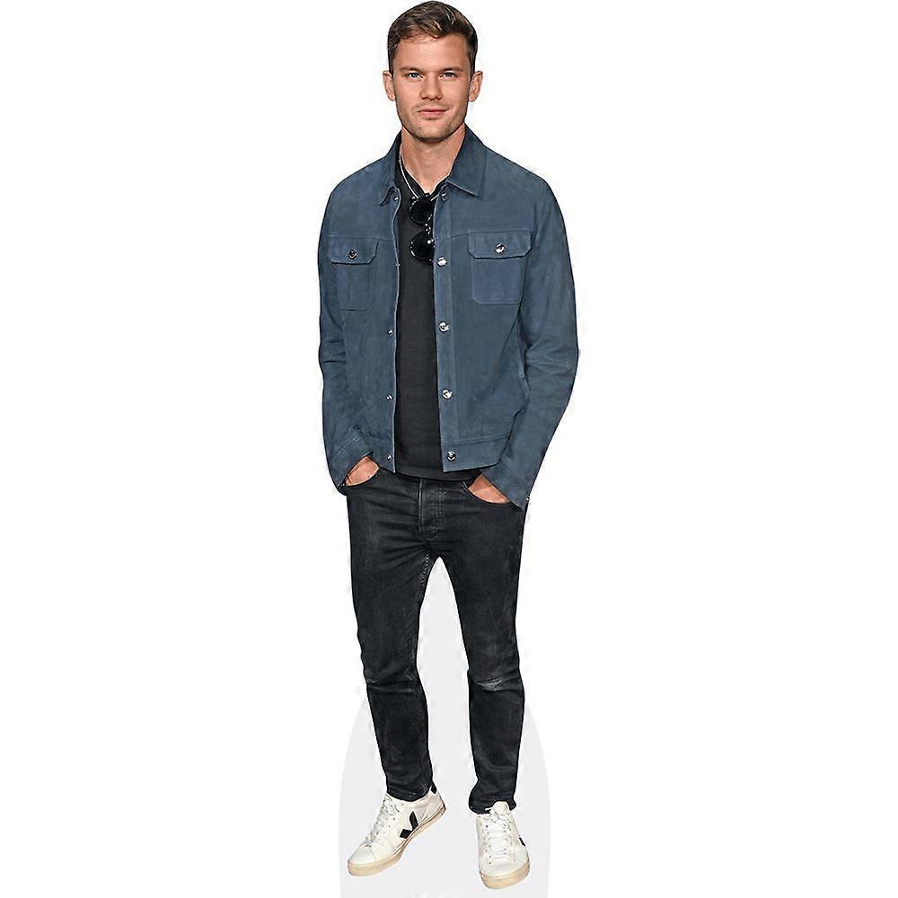 Jeremy Irvine (Jacket) Cardboard Cutout (lifesize OR mini size). Standee. Stand Up.