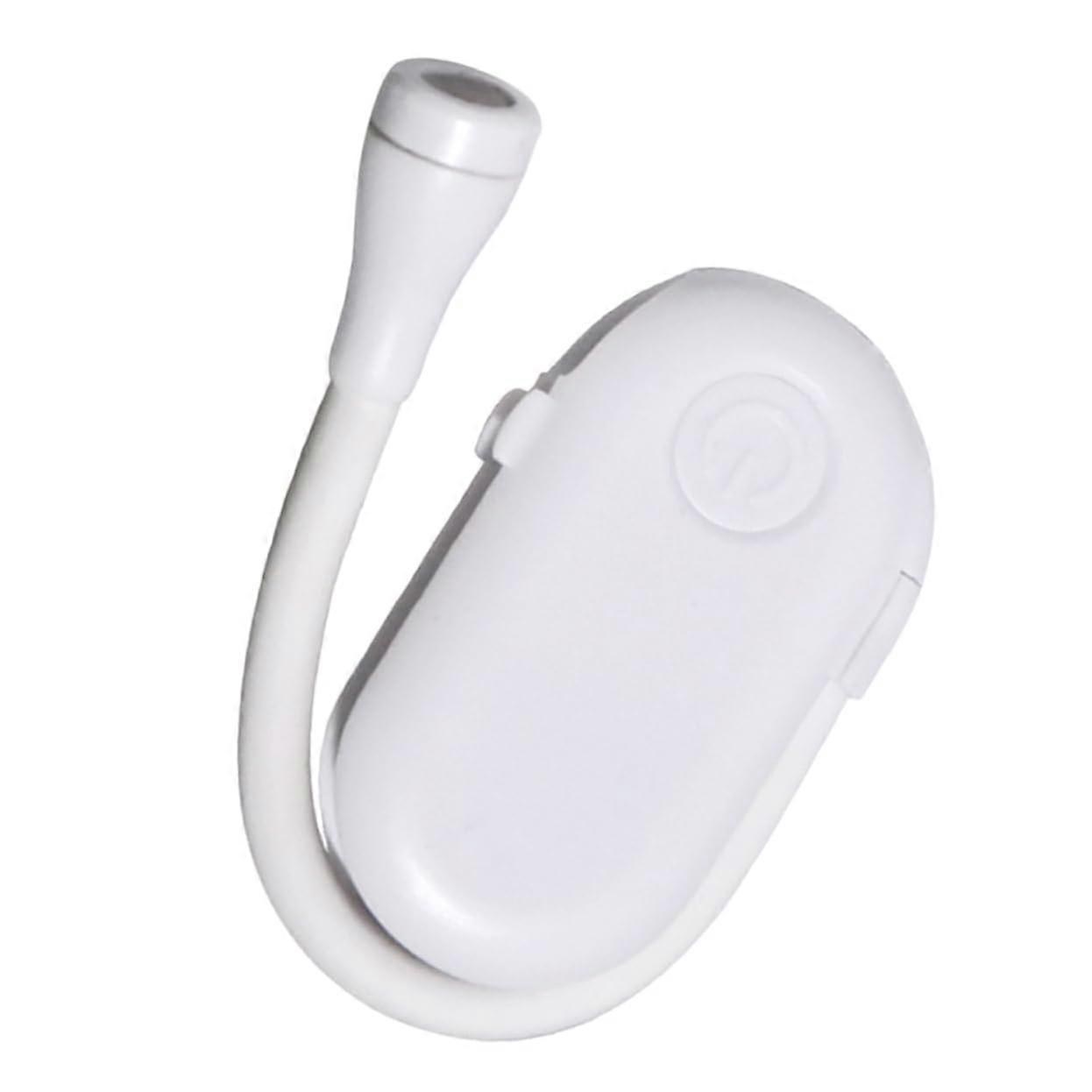 Rechargeable LED Clip On Reading Light with Adjustable Brightness and Flexible Angle