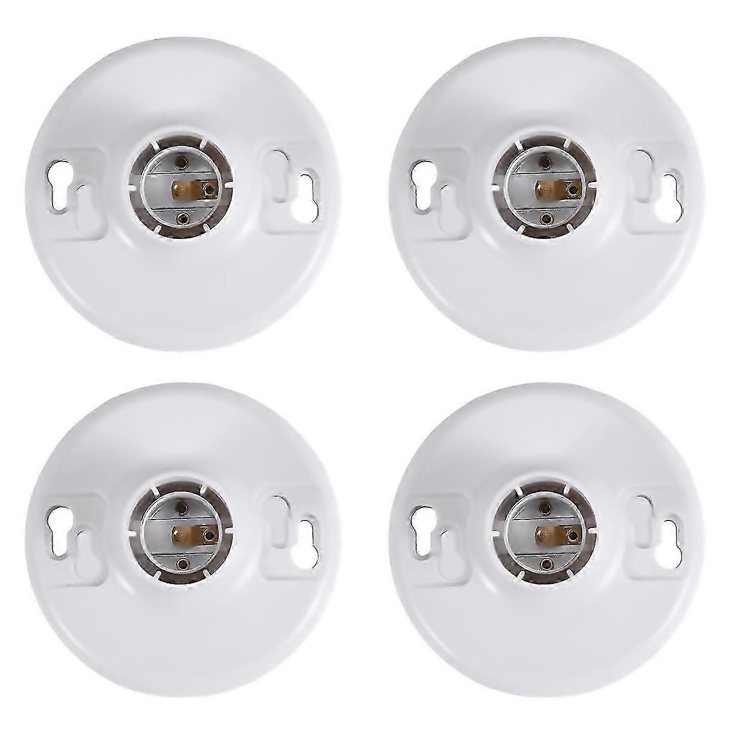 Keyless top light holder for four 660W 250V medium E26 lamp holders