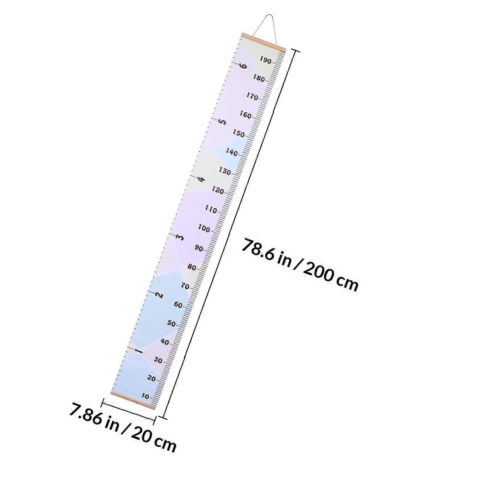 Height Chart for Kids Growth Chart for Decor 1Set Removable Wall Hanging