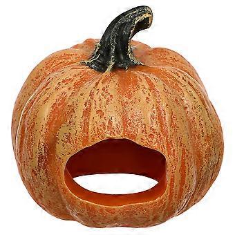 Fish Tank Pumpkin Shaped Decoration For Aquarium Setup With Orange Color 1Pcs Hiding Residence