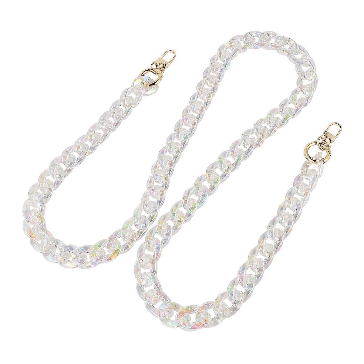 Shoulder Bag Chain Strap Replacement Acrylic Accessory For Fashion Durable Practical 1Pcs