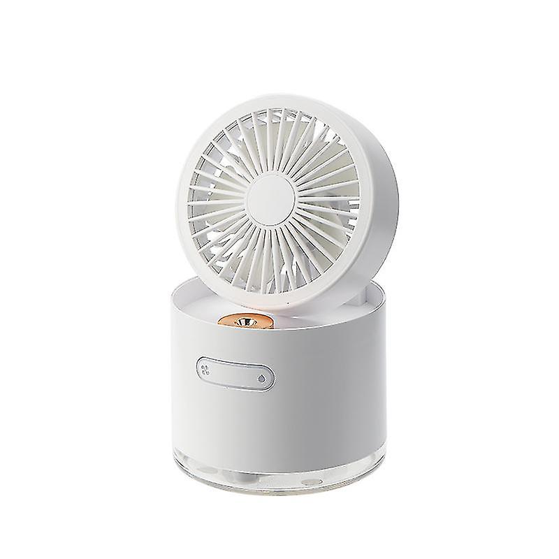 Pxcl Humidifying Spray Moving Head Fan, Portable And Compact, Suitable For Home Office Travel