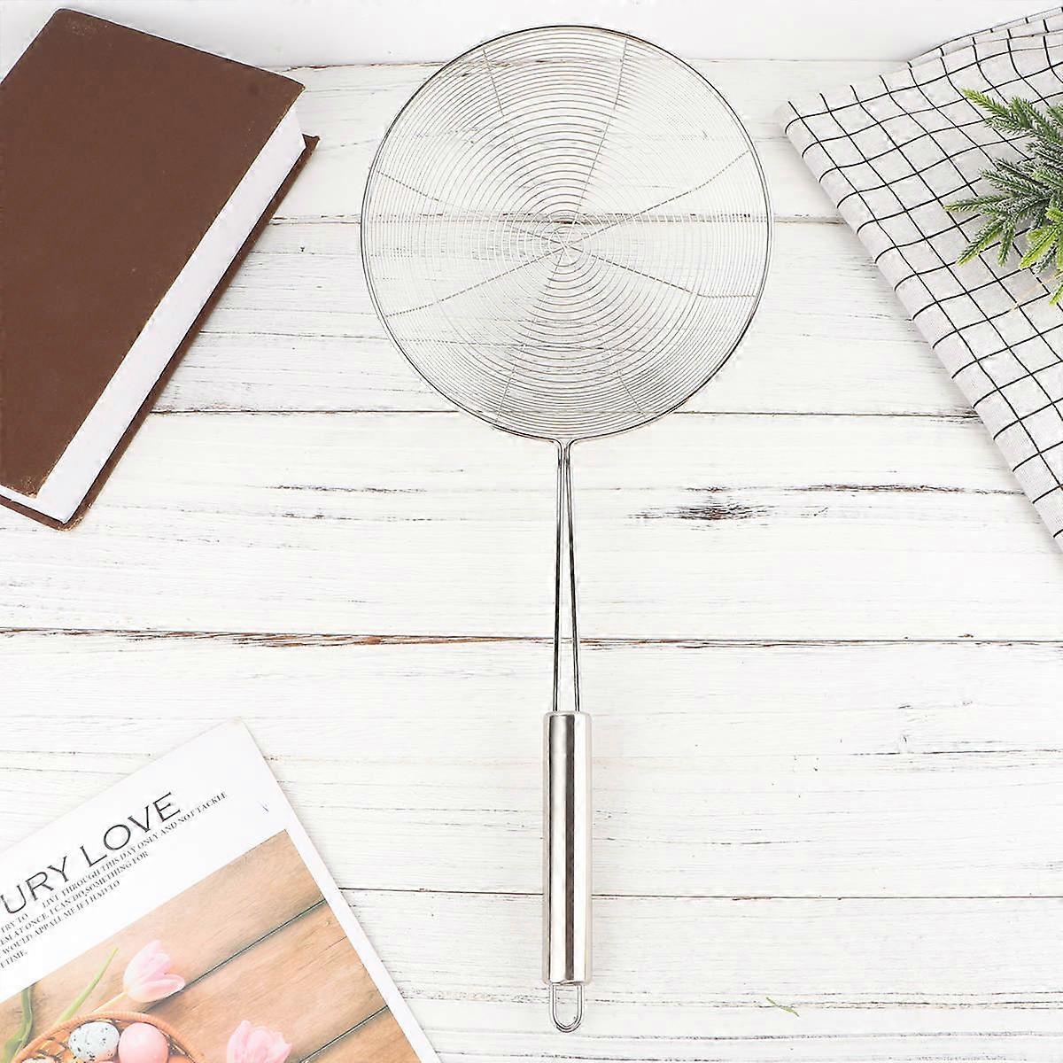 Oil Filter Strainer Stainless Steel Spoon for Kitchen Use