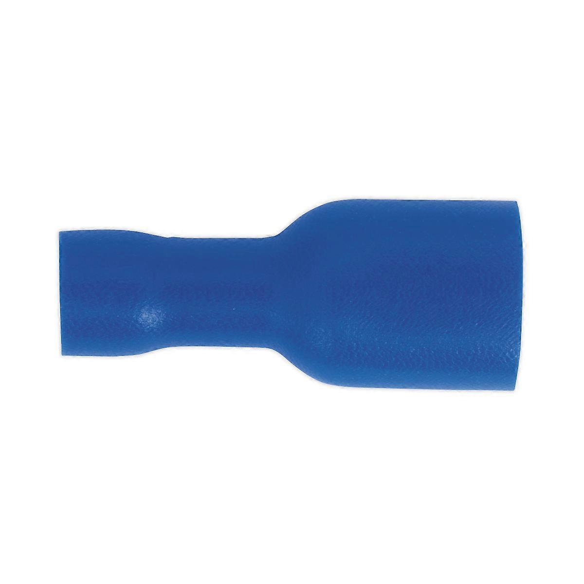 Sealey Bt16 Fully Insulated Terminal 6.3Mm Female Blue Pack Of 100