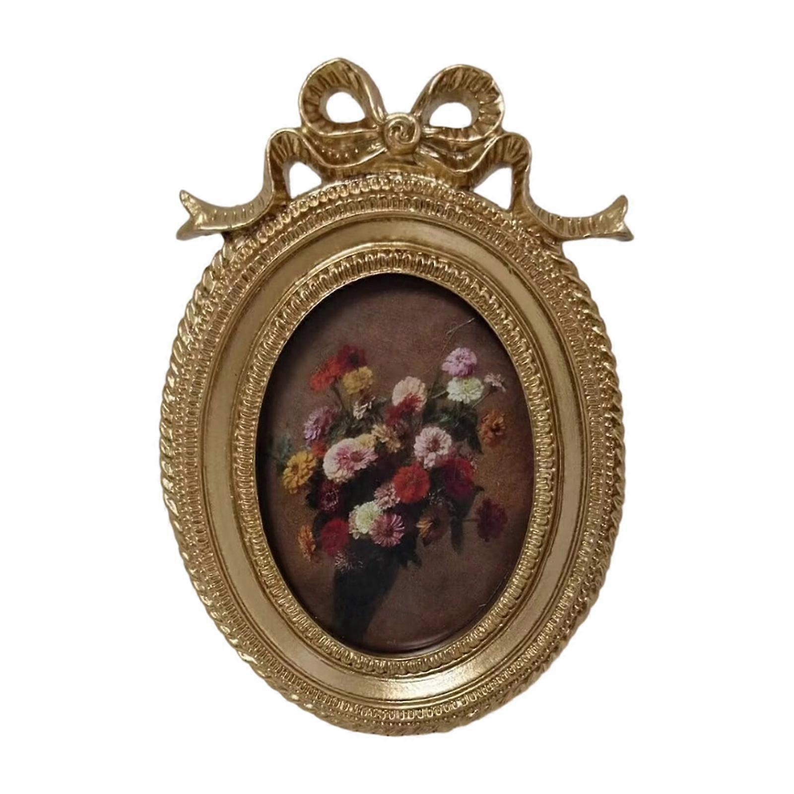 Liten vintage bildramsväggdisplay för vardagsrumsstudio