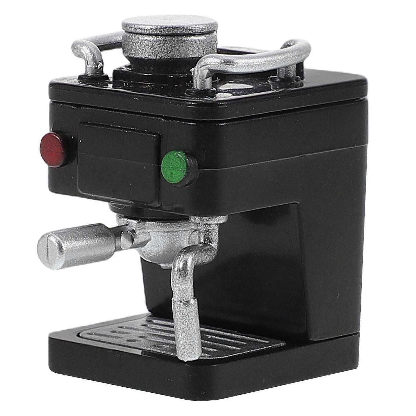 Tiny Dollhouse Coffee Maker Plastic Miniature for Decor