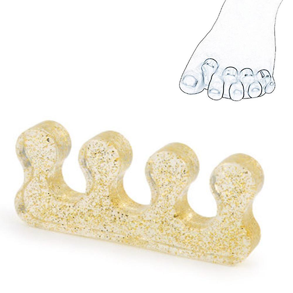 1pair Foot Valgus Split Toe Fixator Toe Overlap Corrector Insoles & Inserts