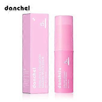 PDRN Pink Collagen Volume Multi Balm, 5% Hydrating Multi-Use Stick for Plump, Glowing Lips & Skin, 10g
